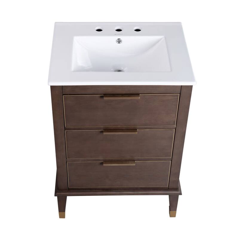 Swiss Madison SM-BV390-3 Hugo 24" Free Standing Single Basin Vanity