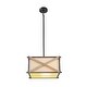 preview thumbnail 3 of 4, The Gray Barn Flying Turtle 3-light Lantern Chandelier Pendant Ceiling Lamp - 16"x16"xH8"