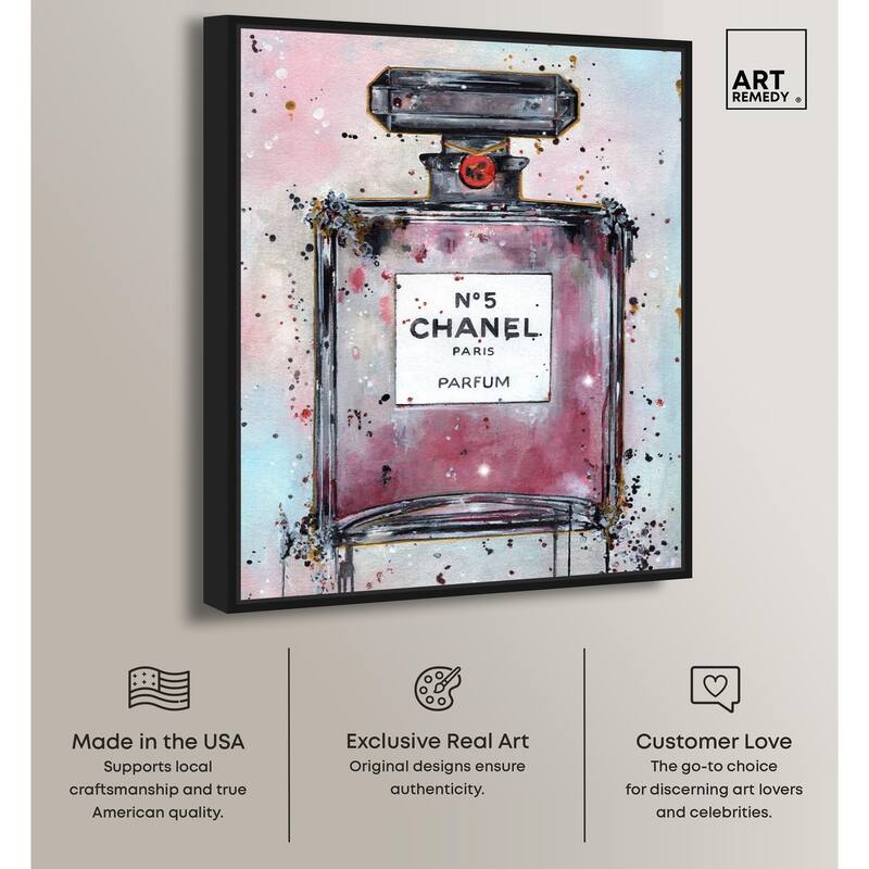Doll Memories - Abstract Perfume Canvas by Art Remedy