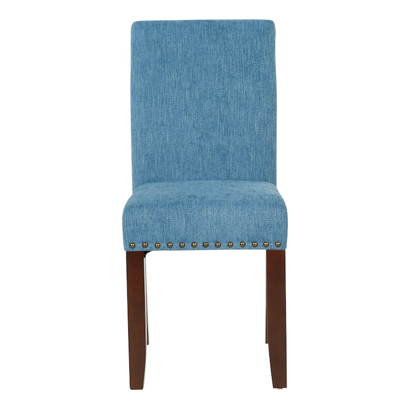 Copper Grove Five Bridge Eco Parsons Faux Leather Nailhead Chair