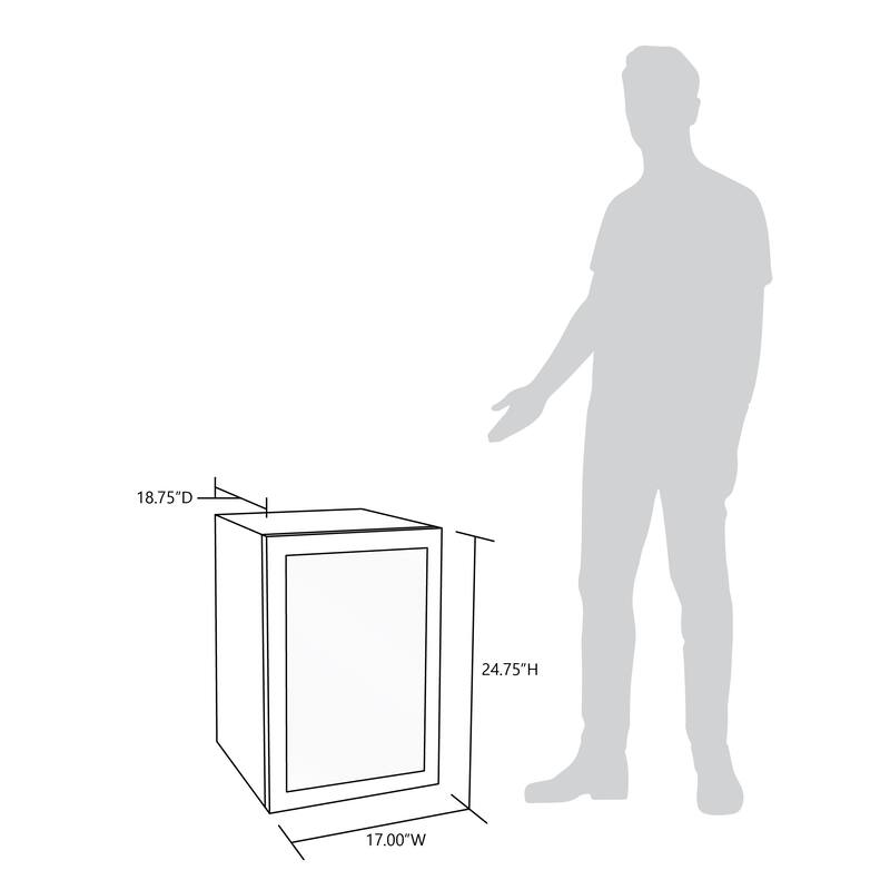 Newair 90 Can Freestanding Beverage Fridge in Onyx Black, Compact with Adjustable Shelves and Lock