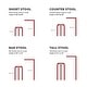 preview thumbnail 13 of 19, Linon Willamette Backless Barstool with Faux Leather Seat (Set of 2)