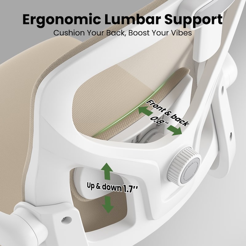 Ergonomic Office Chair With Headrest,High Back Computer Chair With Armrests And Adjustable Lumbar Support