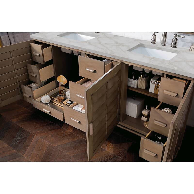 James Martin Vanities 620-V72-FVSL Portland 72" Free Standing Double