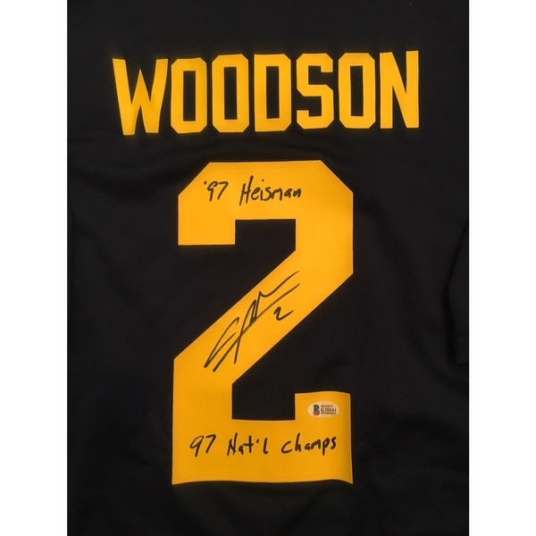 charles woodson autographed michigan jersey