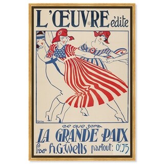 La Grande Paix By Bernard Becan Canvas Classic Women Wall Art by Art Remedy