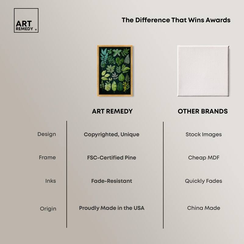 Leaf Library II Canvas by Art Remedy