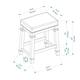 Mayfair Black and White Tweed Backless Counter Stool