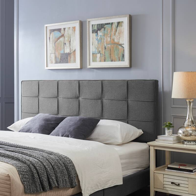 King sized headboard - Charcoal grey