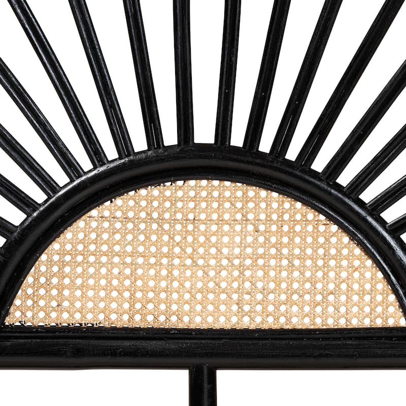 Perenna Modern Bohemian Rattan Standalone Headboard