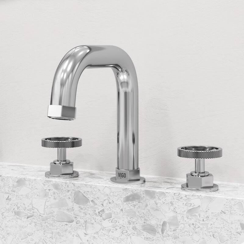 VIGO Hart 7" H 2-Handle Widespread Bathroom Faucet