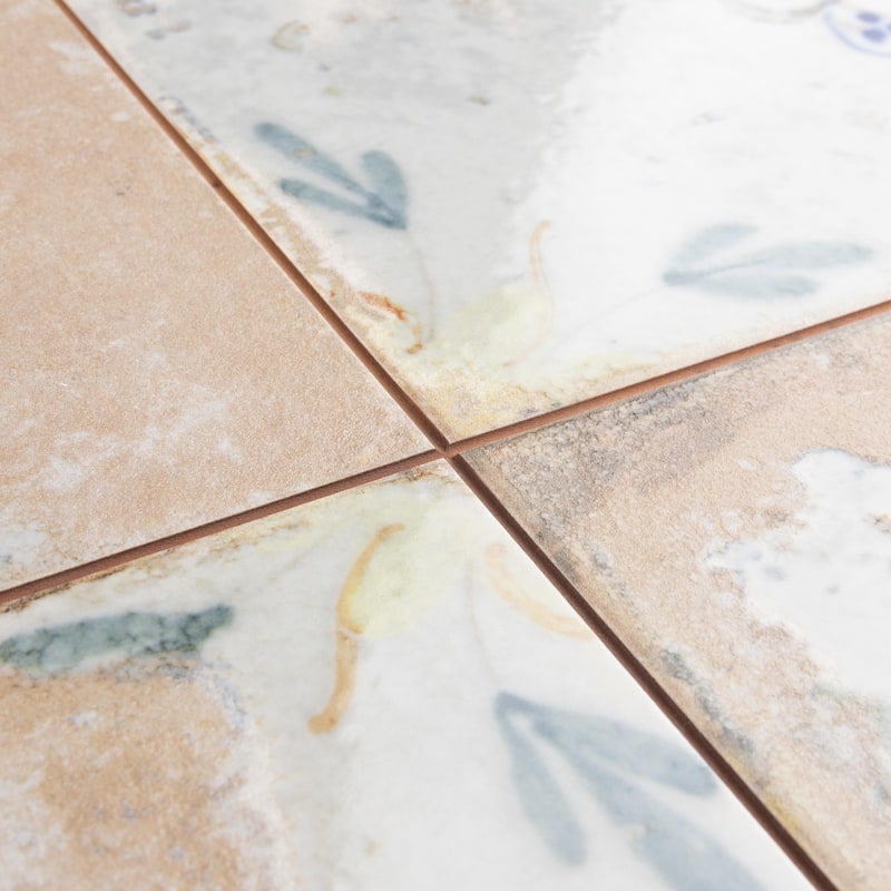 Merola Tile Kings Luxe Heritage Ornate 17-5/8" x 17-5/8" Ceramic Floor and Wall Tile