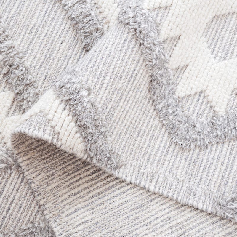 SAFAVIEH Handmade Natura Aladina Rustic Diamond Trellis Wool Rug