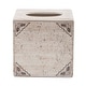 preview thumbnail 1 of 0, Paseo Road by HiEnd Accents Dakota Ceramic Tissue Box Cover, 1PC