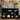 Modern Sideboard Buffet Table with Tempered Glass Doors, Adjustable Shelves, and Cable Management - Black