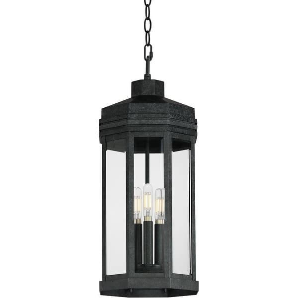 slide 2 of 4, Maxim 30229CL Wright 3 Light 9" Wide Outdoor Mini Pendant