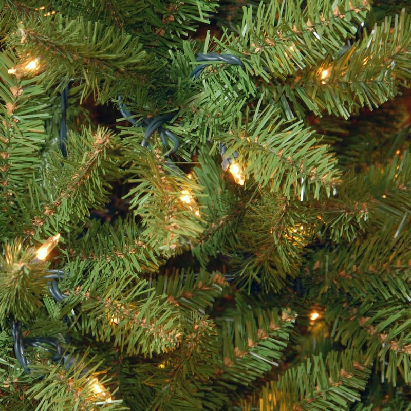 National Tree Company 14 ft. Kingswood Pre-Lit Pencil Slim Christmas Tree - 15 Foot