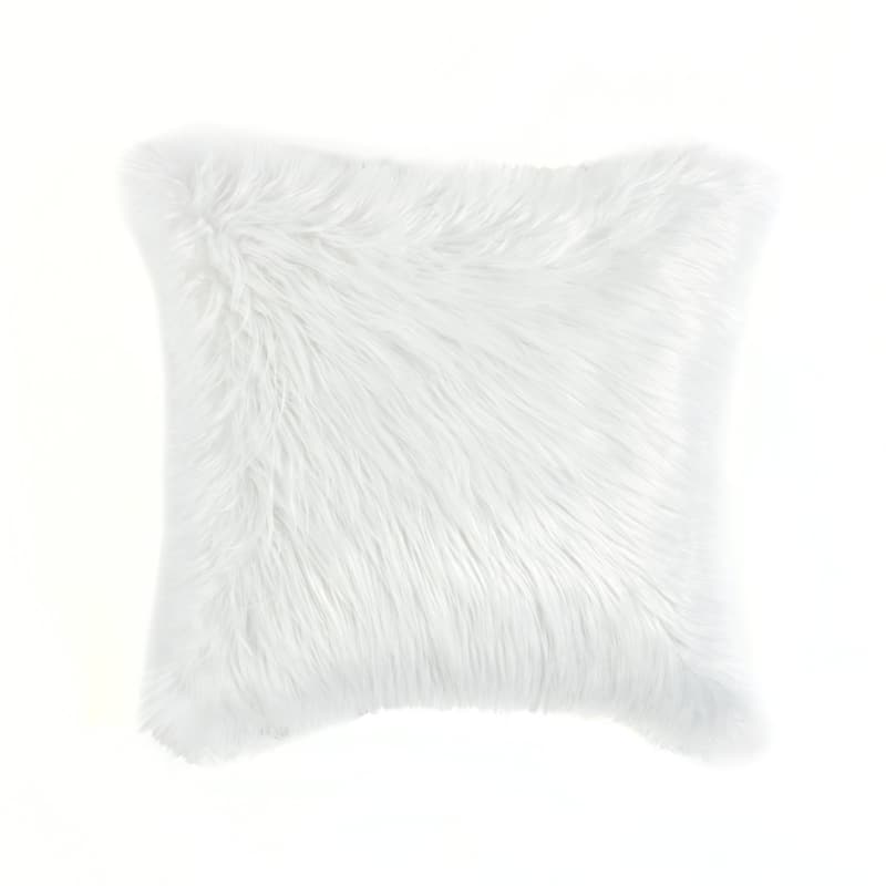 Lush Decor Mongolian Luca Faux Fur Decorative Pillow Cover