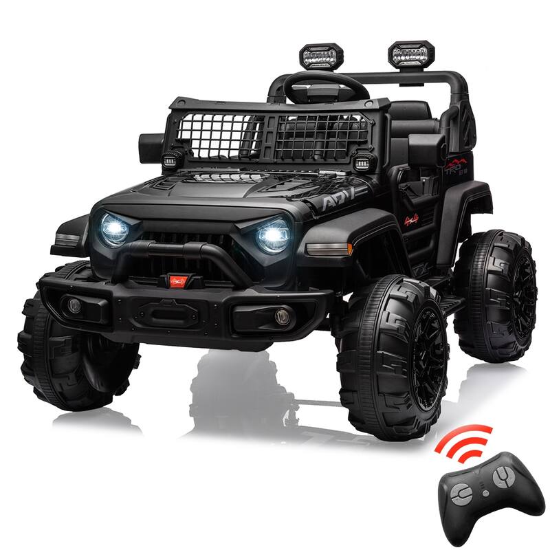 24V 9Ah Kids Ride-On 2-Seater Electric Car with Remote Control for Kids 3+