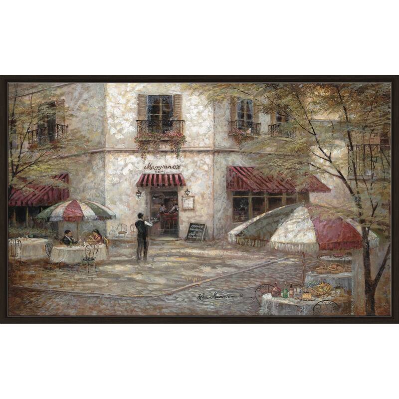 "Maggianos" by Ruane Manning Print on Floating Canvas