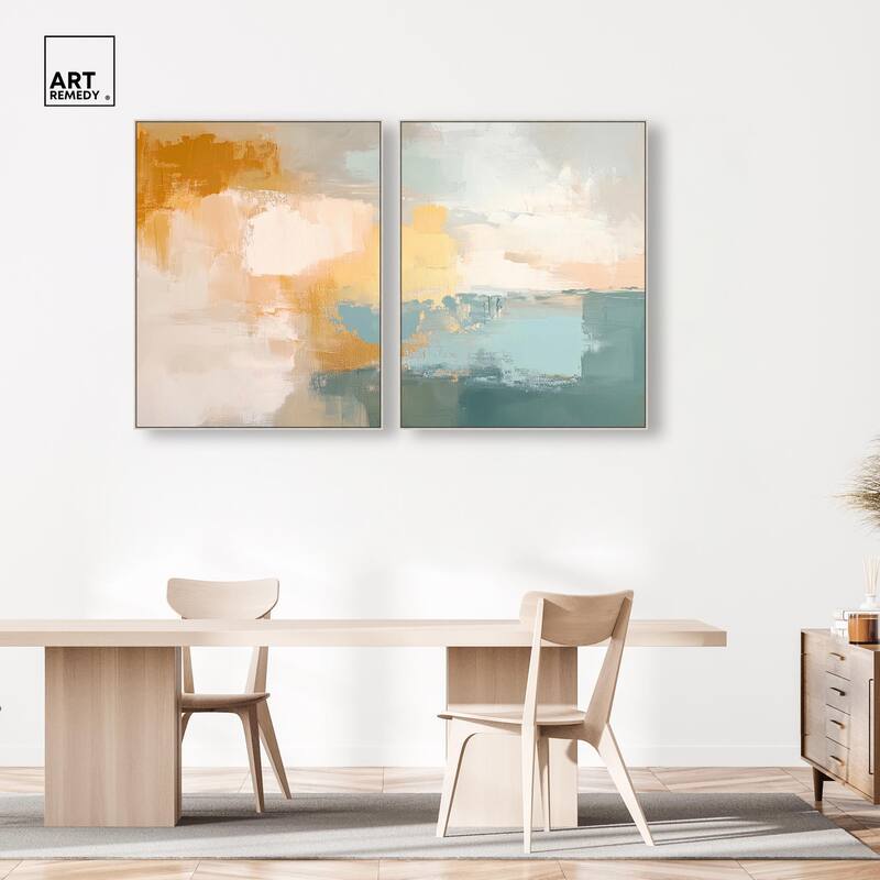 Muted Melody I Canvas Set of 2 by Art Remedy