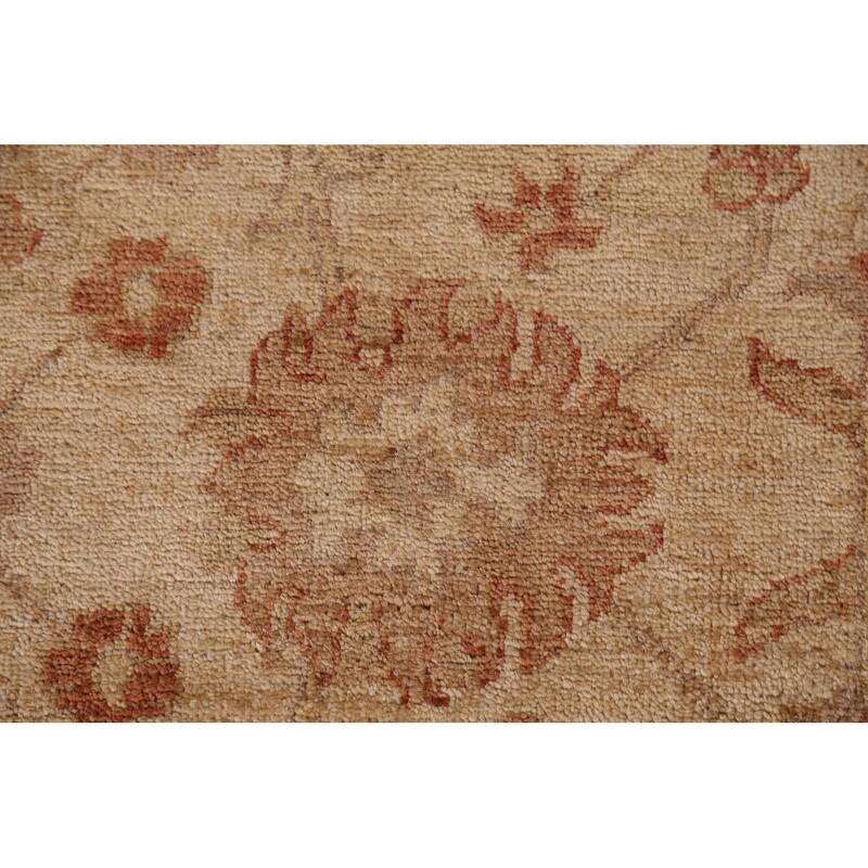 Peshawar Oriental Area Rug Hand-Knotted Wool Carpet - 6'0"x 9'2"