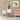 Distressed White Cachepot Planters with Bronze Metal Stands (Set of 2)