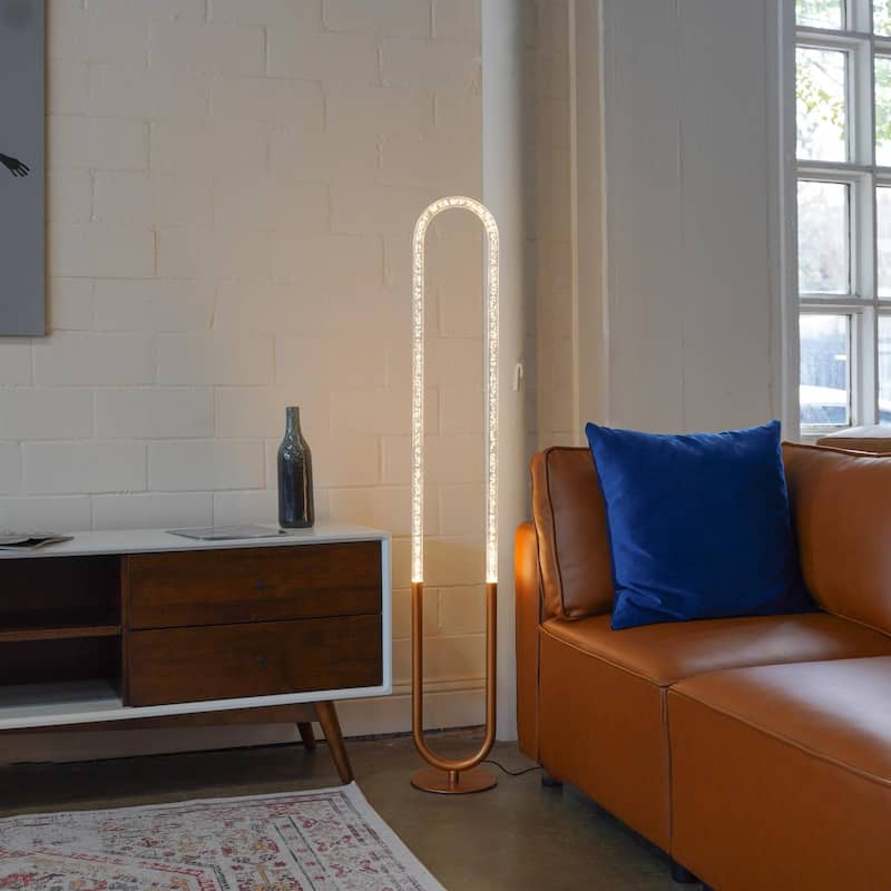 Modern Luxury Floor Lamp, LED Decorative Standing Lamps - Bronze