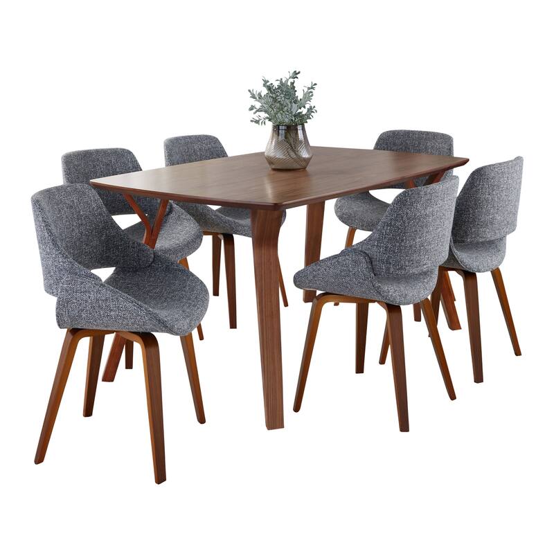 Carson Carrington Sala Svellingen 7-Piece Rectangular Dining Set