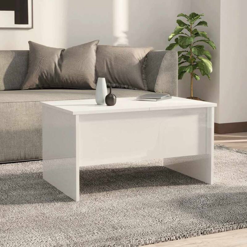 vidaXL Coffee Table Lift Top End Table Accent Side Sofa Table Engineered Wood - 31.5" x 19.7" x 16.7"
