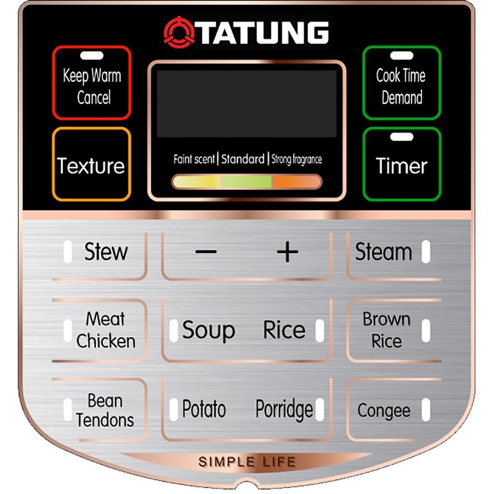 Tatung TPC-5LB 5 Qt 10-in-1 Multifunction Electric Pressure Cooker -  Stainless Steel - Bed Bath & Beyond - 18542555