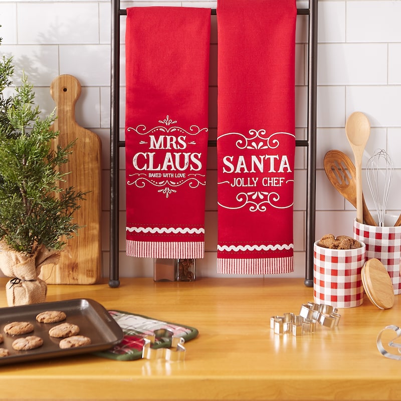 Assorted Christmas Dishtowels (Set Of 2)