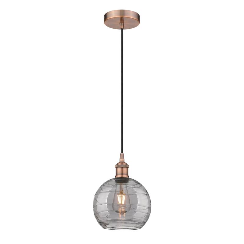 Innovations Lighting 616-1P 10 8 Athens Deco Swirl Pendant Athens Deco