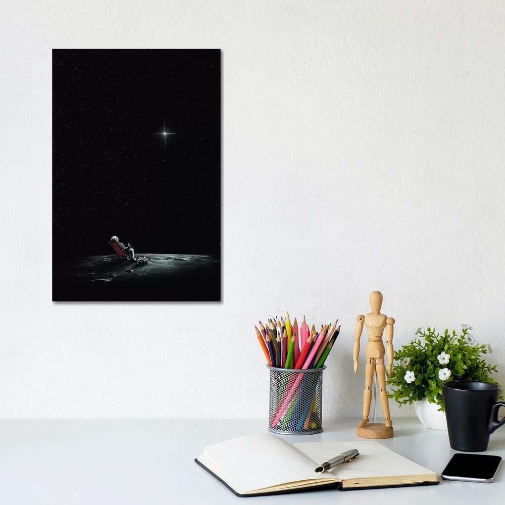 iCanvas "Space Chill II" by Nicebleed Canvas Print