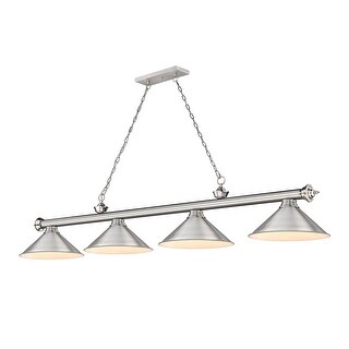 Z-Lite 2306-4-BN15 Cordon 4 Light 14" Wide Billiard Chandelier with ...