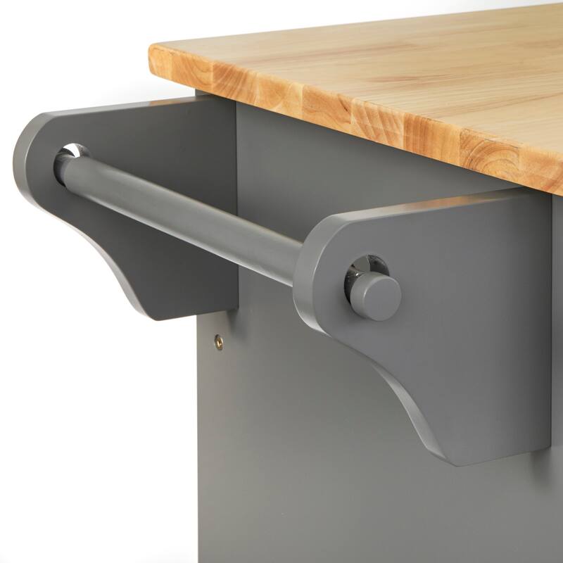 Simple Living Georgia Rolling Kitchen Cart