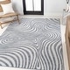 preview thumbnail 32 of 103, JONATHAN Y Maribo Minimalist Scandi Striped Navy/ivory Area Rug