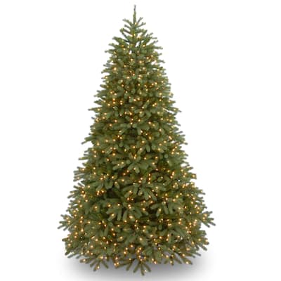 National Tree Company 6.5 ft. Jersey Fraser Fir Medium Tree with Clear Lights - 6.5 Foot