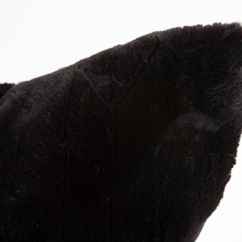Allan Andrews 20" x 20" Angora Ebony Pillow - Down Fill