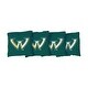 preview thumbnail 1 of 1, Wayne State University Warriors Green Cornhole Bags All-Weather Resin Filled