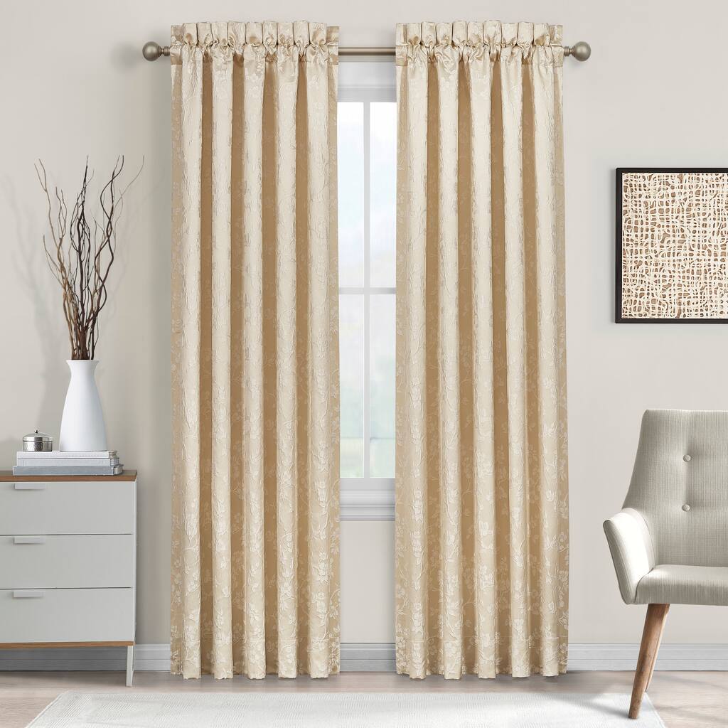 J. Queen New York Blossom 84 Inch Window Panel Pair