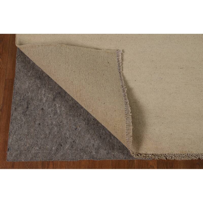 Modern Gabbeh Oriental Rug Hand-Knotted Wool Carpet - 6'8" x 9'7"