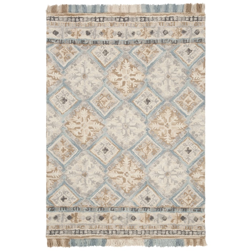 SAFAVIEH Handmade Blossom Kokoro Modern Floral Wool Rug