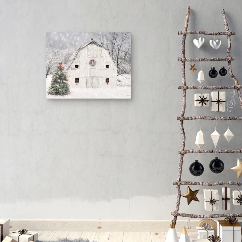 Christmas in the Country by Lori Deiter Canvas Art Print
