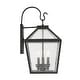 preview thumbnail 2 of 3, Savoy House Woodstock 3 Light 24" Tall Outdoor Wall Sconce with a