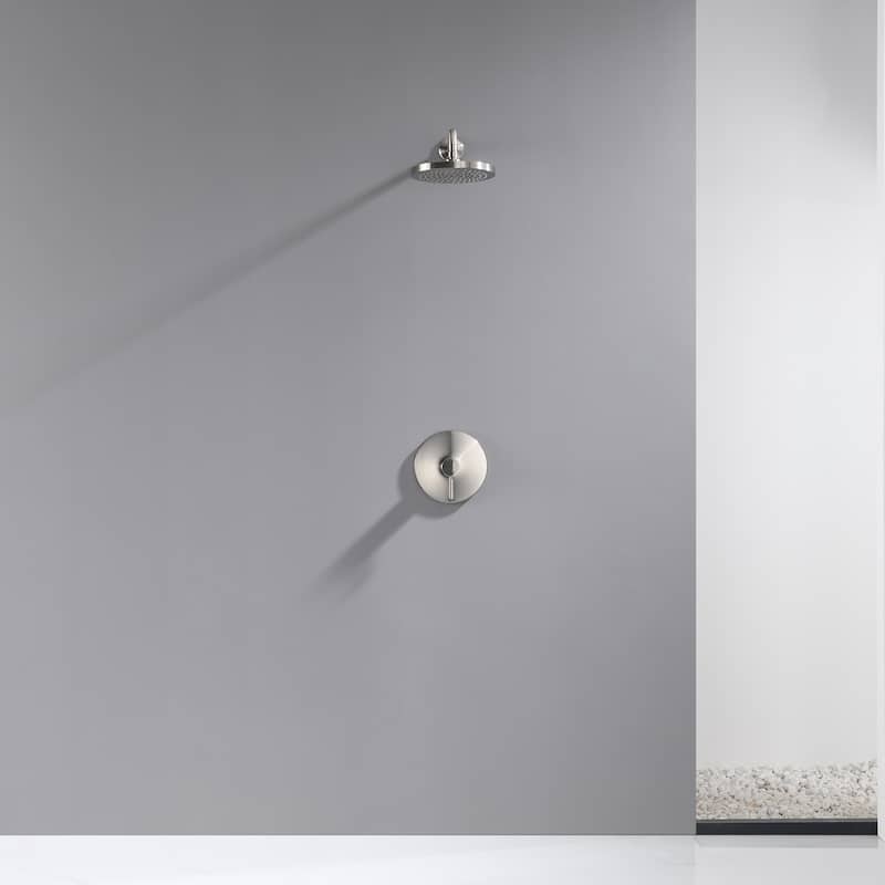 Luxier SS-B02 Single Handle 1-Spray Shower Faucet (Valve Included)