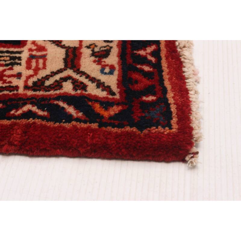 ECARPETGALLERY Hand-knotted Andelz Red Wool Rug - 4'6 x 6'8