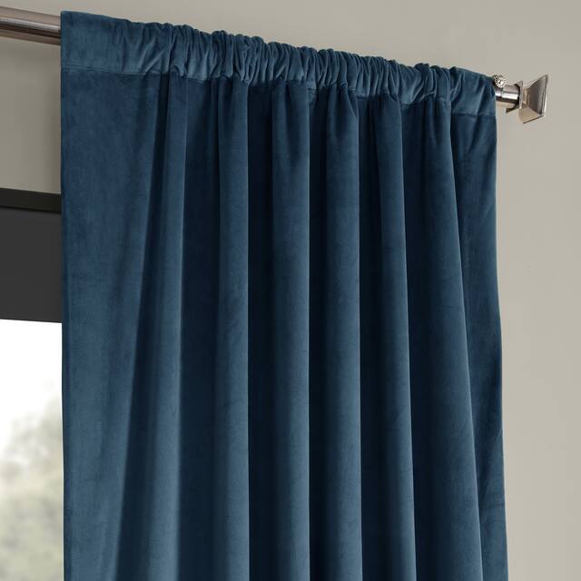 Exclusive Fabrics Signature Velvet Blackout Curtain (1 Panel)