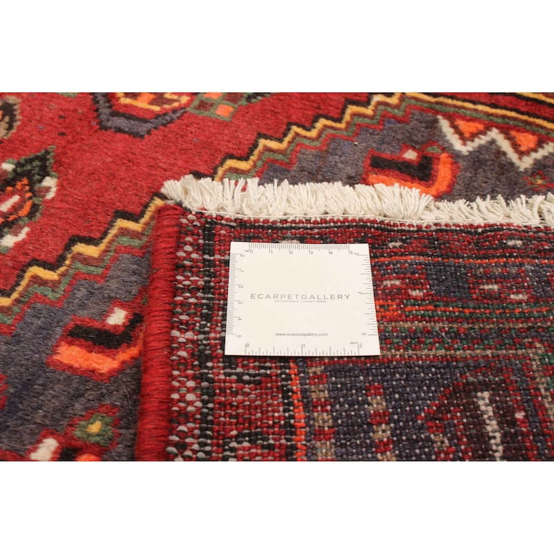 ECARPETGALLERY Hand-knotted Andelz Red Wool Rug - 4'4 x 6'9
