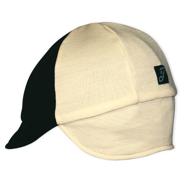 Pace reversible wool hat blk/eggshell
